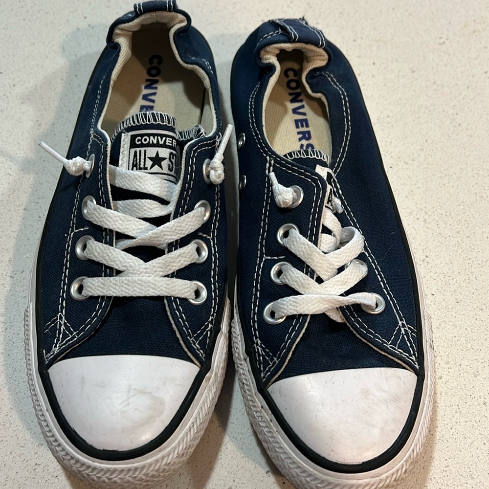 Women’s blue converse. Size 7.5